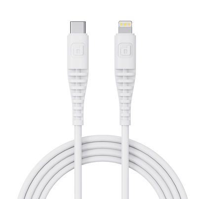 Dubstep Blaze Stellar 33W Type-C To Type-L Data Fast Charging Compatible & Data Sync Cable with Overheat Protection | 70k Insertion Tested - White