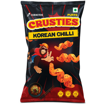 Cornitos Crusties Puffs Korean Chilli Flavour Cornitos Crusties Puffs Korean Chilli Flavour