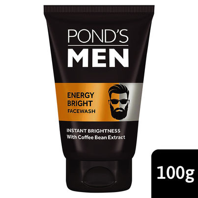 Pond's Men Energy Bright Anti-Dullness Facewash With Coffee Bean
