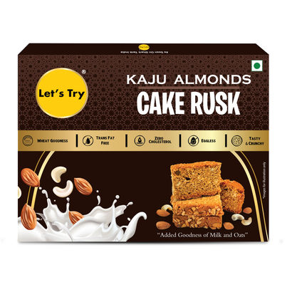 Let's try Kaju Almond Cake Rusk | Trans Fat-free