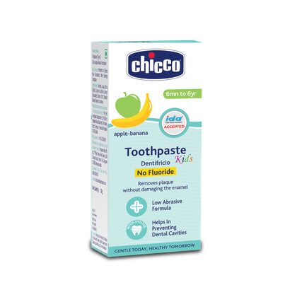 Chicco Toothpaste Applebanana 6M-6Y Nofluor