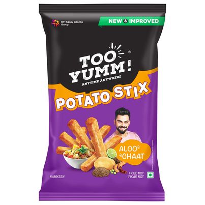 Too Yumm! Aloo Chaat Potato Stix | Munching Snack | On-the-Go Munchies Too Yumm! Aloo Chaat Potato Stix | Munching Snack | On-the-Go Munchies