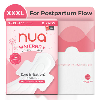 Nua Comfort Maternity Pads 400mm XXXL | For Postpartum Flow