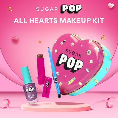 SUGAR POP All Hearts Makeup Kit