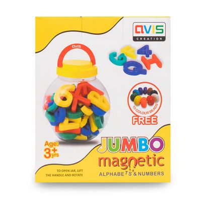 Ratna's Magnetic Alphabet Jar Jumbo