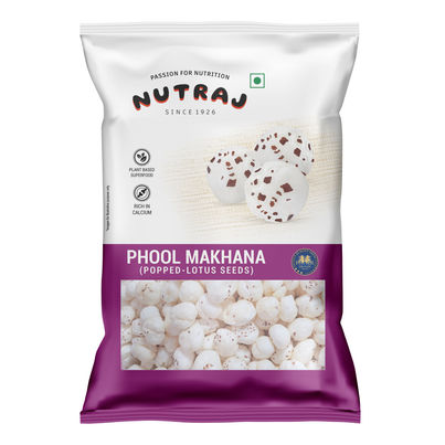 Nutraj Phool Makhana | Popped - Lotus Seeds Nutraj Phool Makhana | Popped - Lotus Seeds