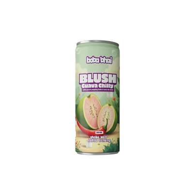 Boba Bhai Guava Fruit Drink with Popping Bubbles & Nata de Coco