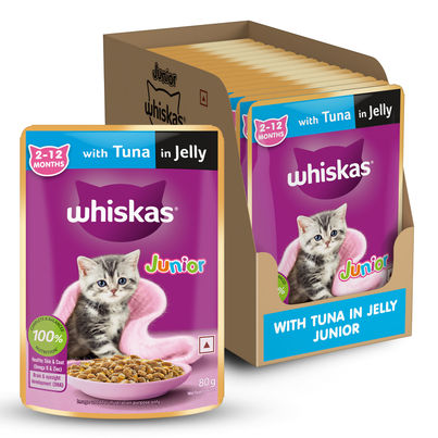 Whiskas Junior Tuna in Jelly Wet Cat Food