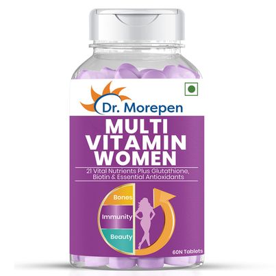 Dr. Morepen Multivitamin for Women with Biotin, Supports Joints & Bone Health