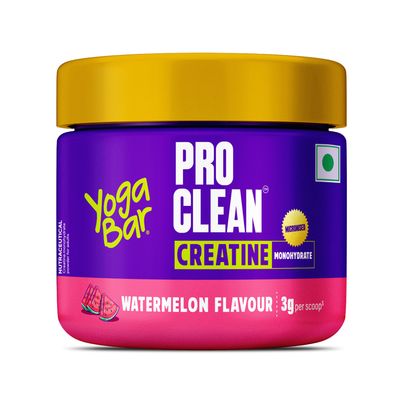 Yoga Bar Creatine Monohydrate-Micronized & Power-Packed  Strength & Performance, Watermelon Flavor