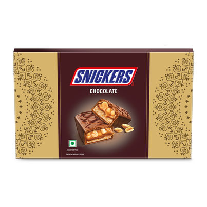 Snickers Gift Pack | 8 Bars | Peanut , Butterscotch, Berrywhip & Peanut Brownie