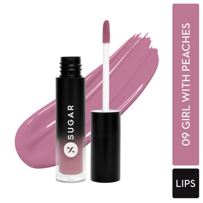 SUGAR Cosmetics Mousse Muse Lip Cream - 09 Girl With Peaches