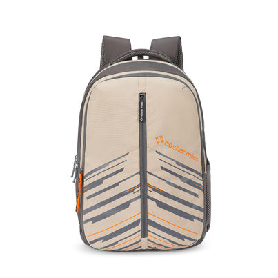 Nasher Miles Backpack for Unisex | Laptop Backpack | Casual Geography | Cream - 31L Nasher Miles Backpack for Unisex | Laptop Backpack | Casual Geography | Cream - 31L
