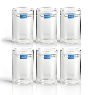 Ocean Lumi Borosilicate Water Glass (300Ml, 6Pcs)