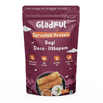 Gladful Sprouted Ragi Dosa Gladful Sprouted Ragi Dosa