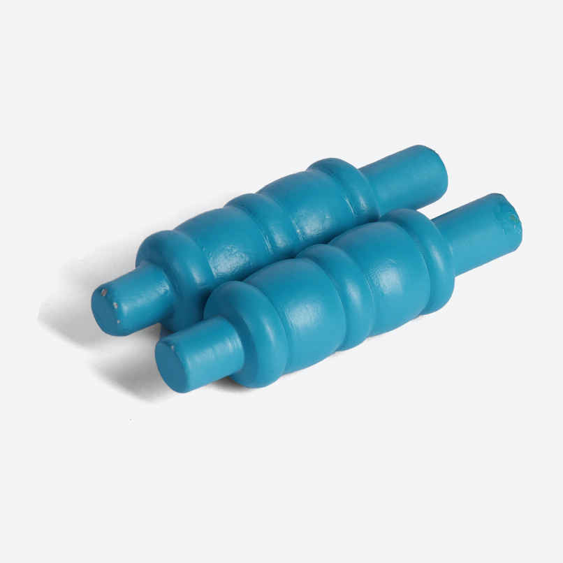 Decathlon | FLX Wooden Cricket Bail Set | Blue - Standard Size