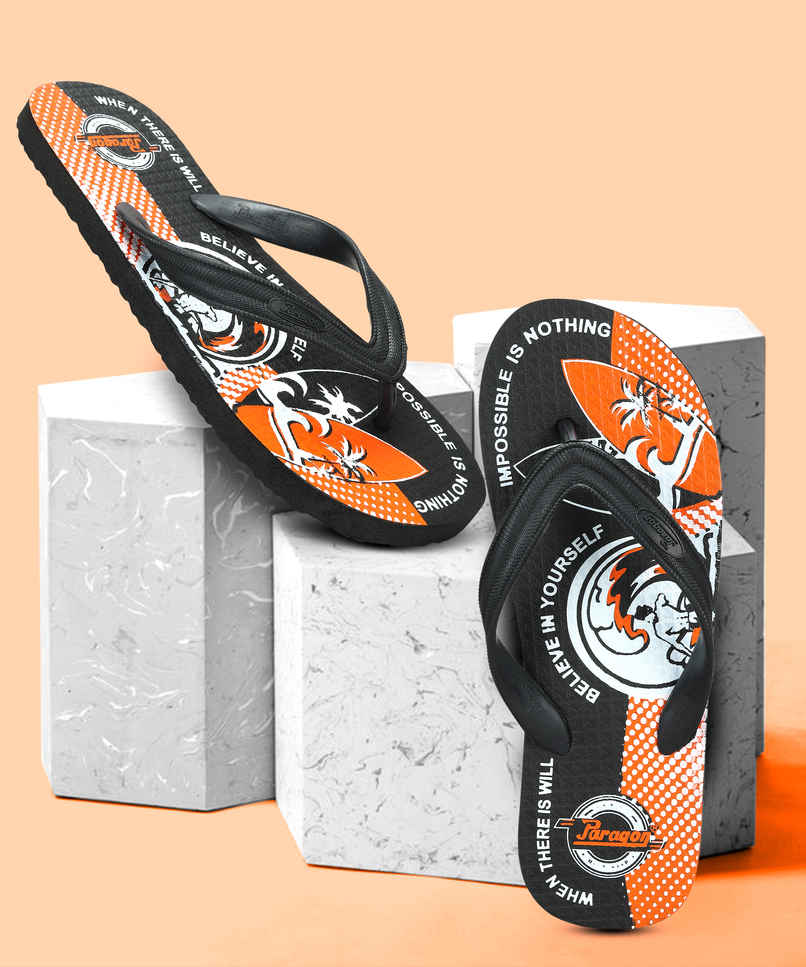 Men's Orange Hwk Slippers HWK3720G