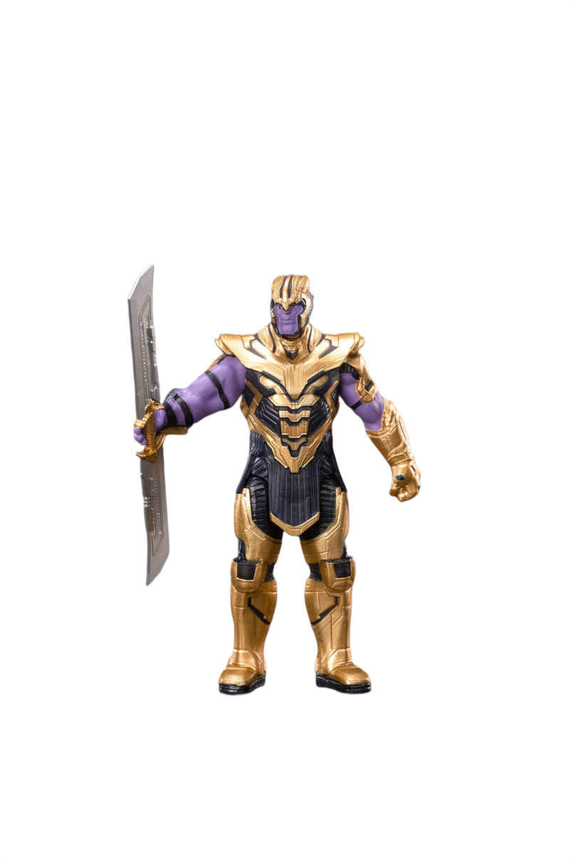 Striders Marvel Thanos Mini Action Figure Premium Quality Supervillain Toy for Boys & Girls - 4 inch