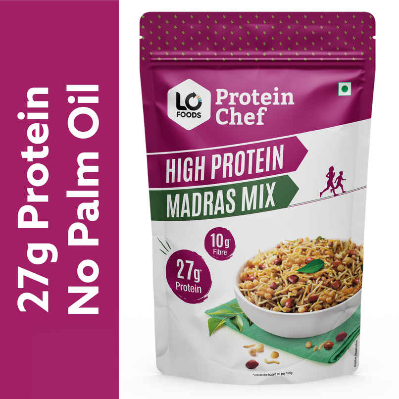 Protein Chef Madras Mixture Namkeen Healthy Snack (10g Protein)