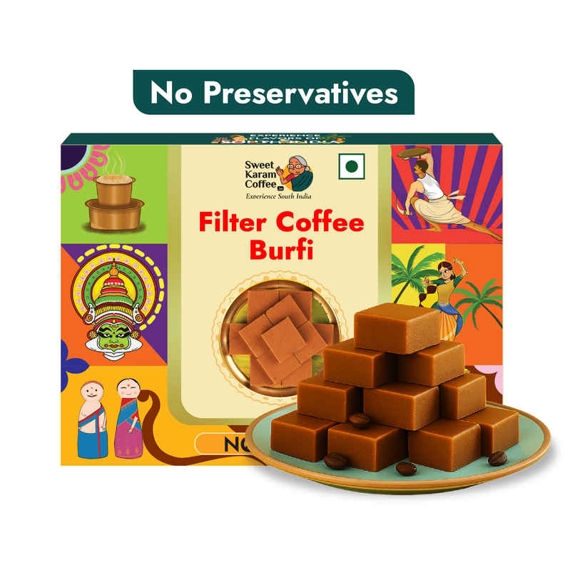 Sweet Karam Coffee Signature Filter Coffee Burfi - No Preservatives Sweet Karam Coffee Signature Filter Coffee Burfi - No Preservatives