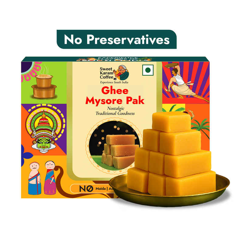 Sweet Karam Coffee Original Ghee Mysore Pak - No Preservatives Sweet Karam Coffee Original Ghee Mysore Pak - No Preservatives