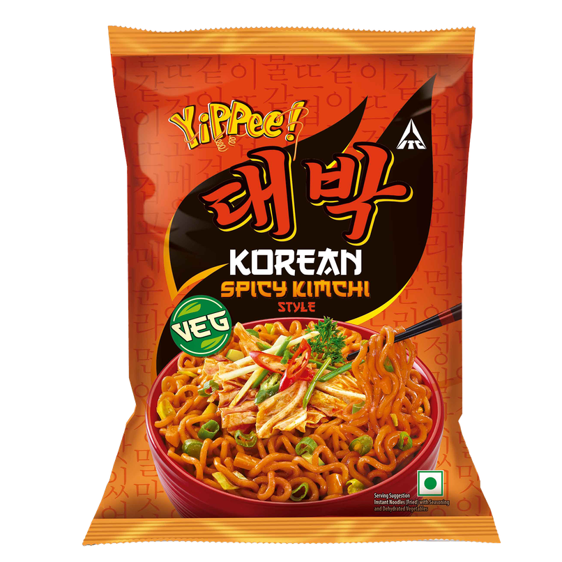 Sunfeast YiPPee! Korean Noodles Spicy Kimchi
