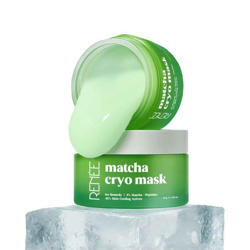 RENEE Matcha Cryo Face Cooling Mask | 45% Cooling Actives- Aloe Vera, Cica & Peptides RENEE Matcha Cryo Face Cooling Mask | 45% Cooling Actives- Aloe Vera, Cica & Peptides