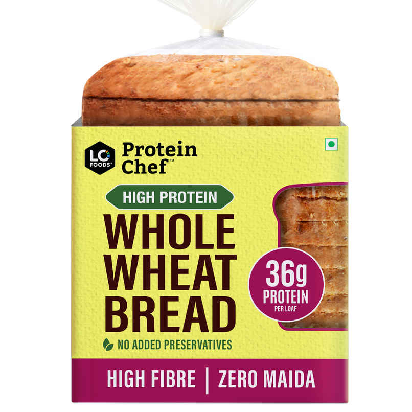 Protein Chef Whole Wheat Bread ( High Protein / Zero Maida / Atta Bread)