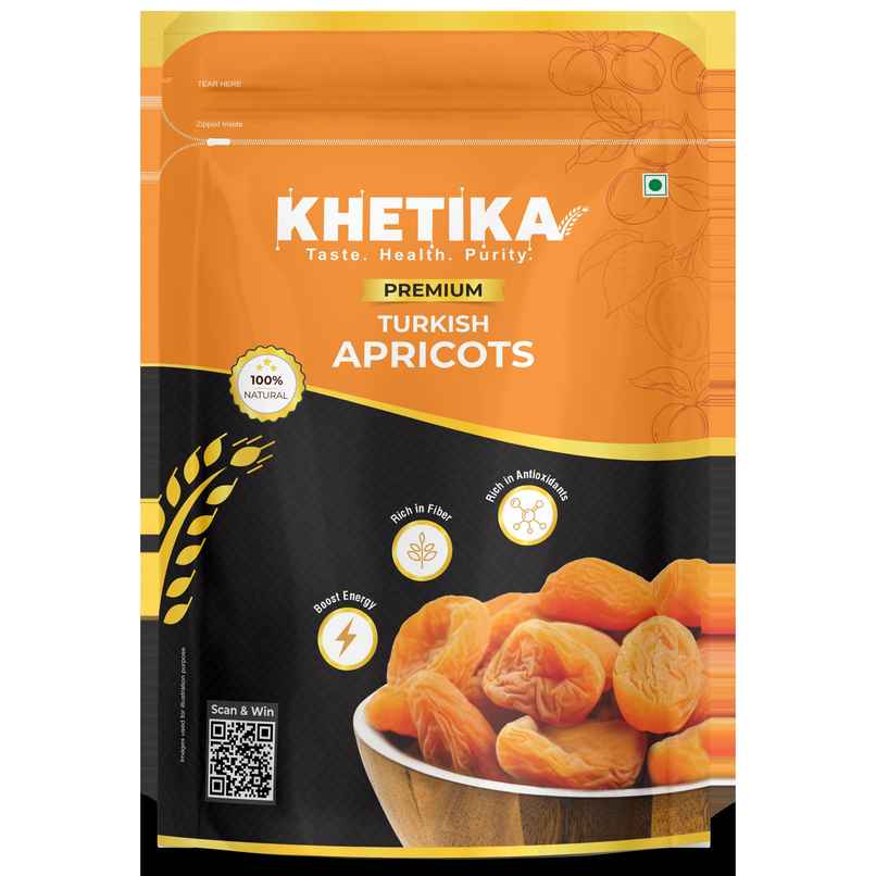 Khetika Premium Turkish Dried Apricots (Khubani) Khetika Premium Turkish Dried Apricots (Khubani)