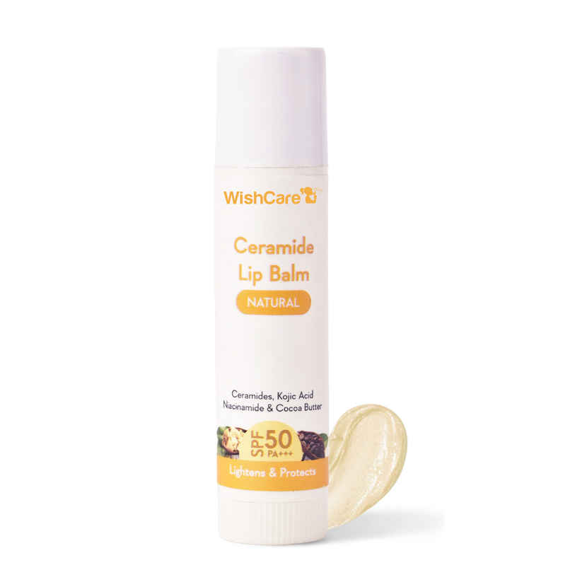 Wishcare Ceramide Lip Balm With SPF 50 PA+++ - Kojic Acid & Niacinamide - For Lip Lightening