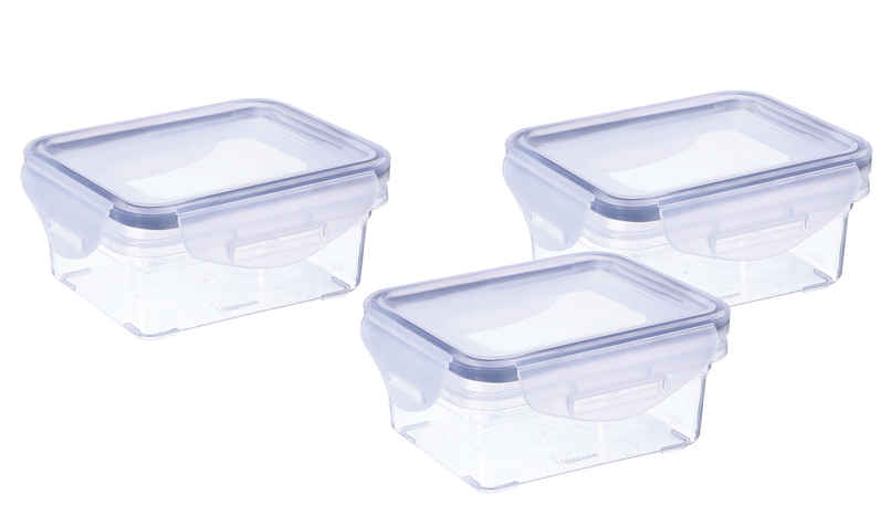 All Time Lock & Safe Storage Container 200 ml x 3 Pcs set (Colour May Vary)