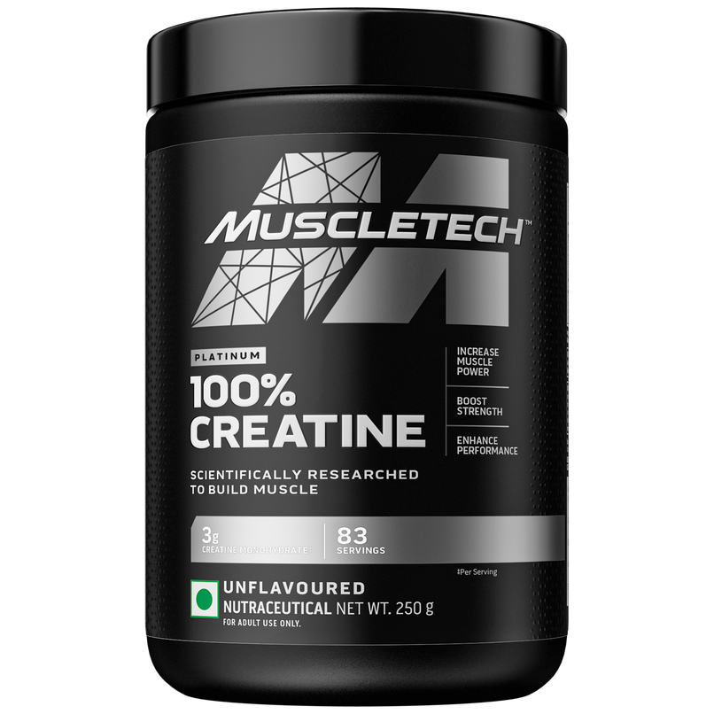 Muscletech Platinum 100% Creatine Powder - Increase Muscle Power Boost Strength