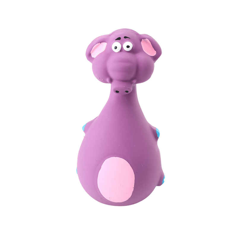 Foodie Puppies Latex Purple Elephant Dog Toy | 14cm