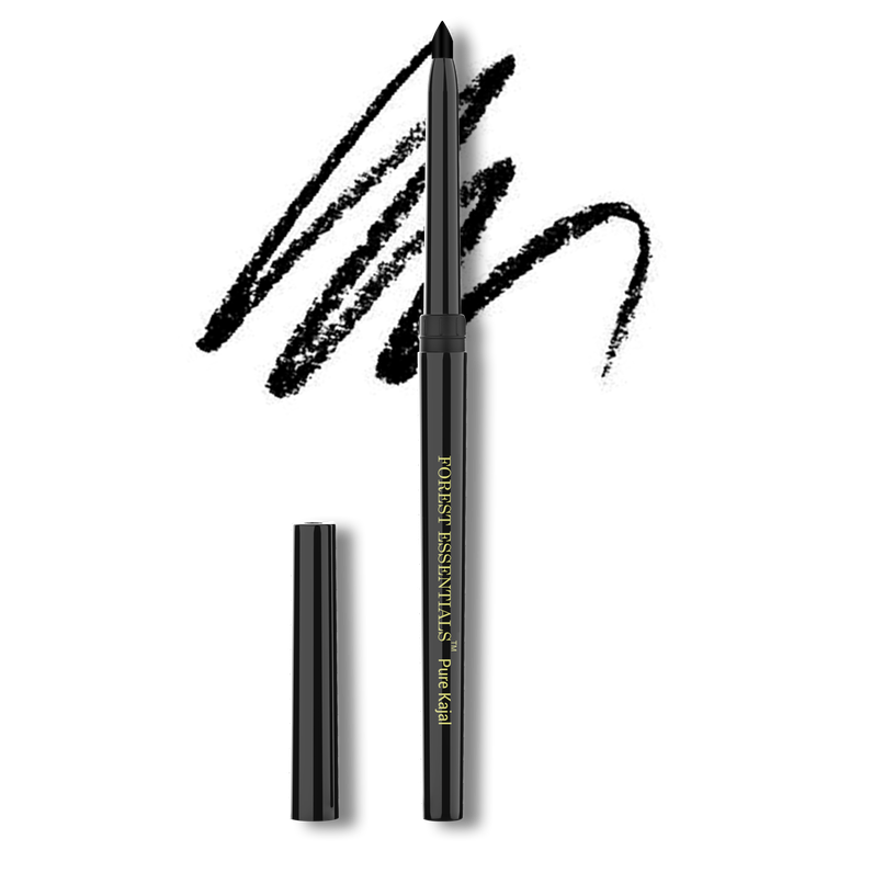 Forest Essentials Pure Gulaab Khaas Kajal | Charcoal Black