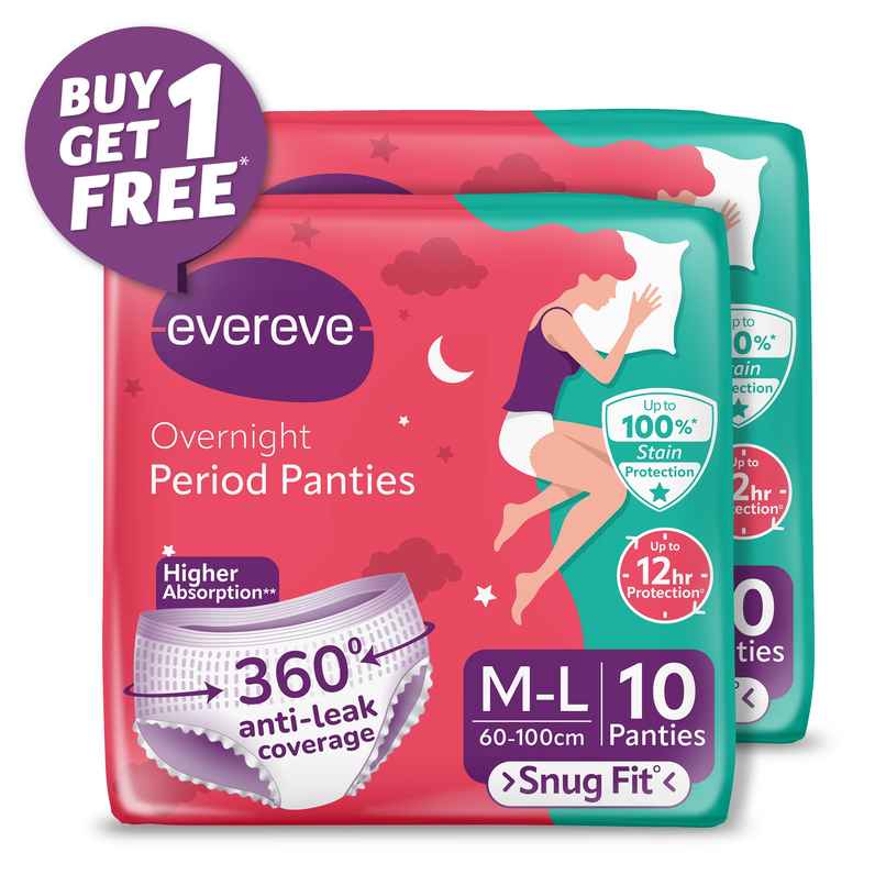 Evereve Overnight Disposable Period Panties | M-L