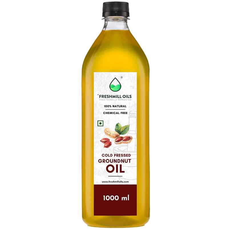Fresh Mill Oils Groundnut (Peanut) Cold Pressed Oil | Healthy Cooking Oil