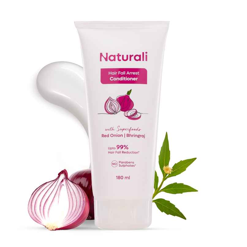 Naturali Hairfall Arrest Conditioner With Red Onion & Bhringraj Naturali Hairfall Arrest Conditioner With Red Onion & Bhringraj