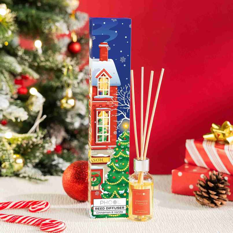 Cinnamon & Vanilla Reed Diffuser | Phool | Home Fragrance