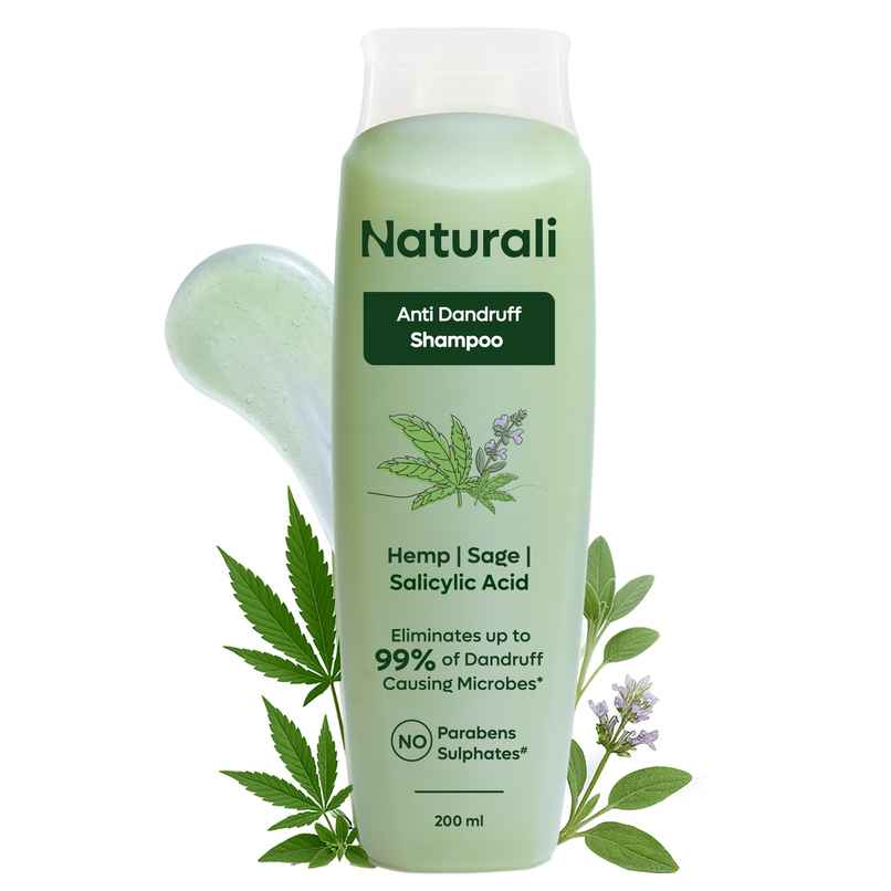 Naturali Anti-Dandruff Shampoo With SuperFOOD Hemp Oil & Sage Extract Naturali Anti-Dandruff Shampoo With SuperFOOD Hemp Oil & Sage Extract