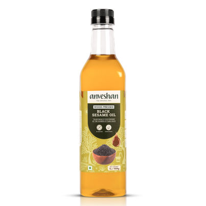 Anveshan Sesame (Til-Gingelly) Wood Cold Pressed Oil | Bottle