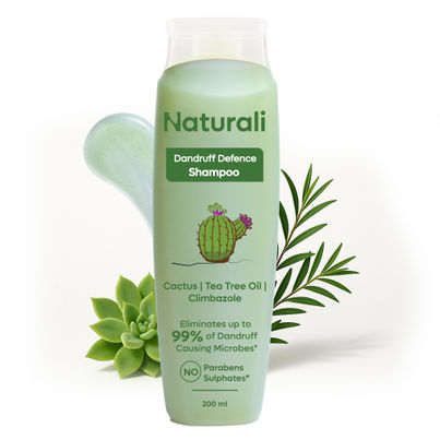 Naturali Dandruff Defence Shampoo With Tea Tree Oil & Cactus Extract Naturali Dandruff Defence Shampoo With Tea Tree Oil & Cactus Extract