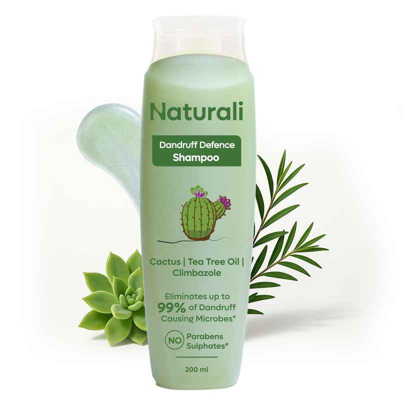Naturali Dandruff Defence Shampoo With Tea Tree Oil & Cactus Extract