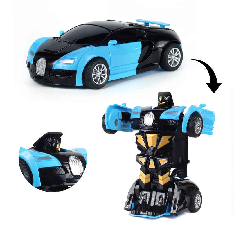 Race N Roll Deforming Friction Car Bug Blue Race N Roll Deforming Friction Car Bug Blue