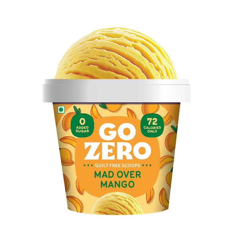 Go Zero Mad Over Mango Low Calorie Guilt Free Ice Cream Cup Go Zero Mad Over Mango Low Calorie Guilt Free Ice Cream Cup