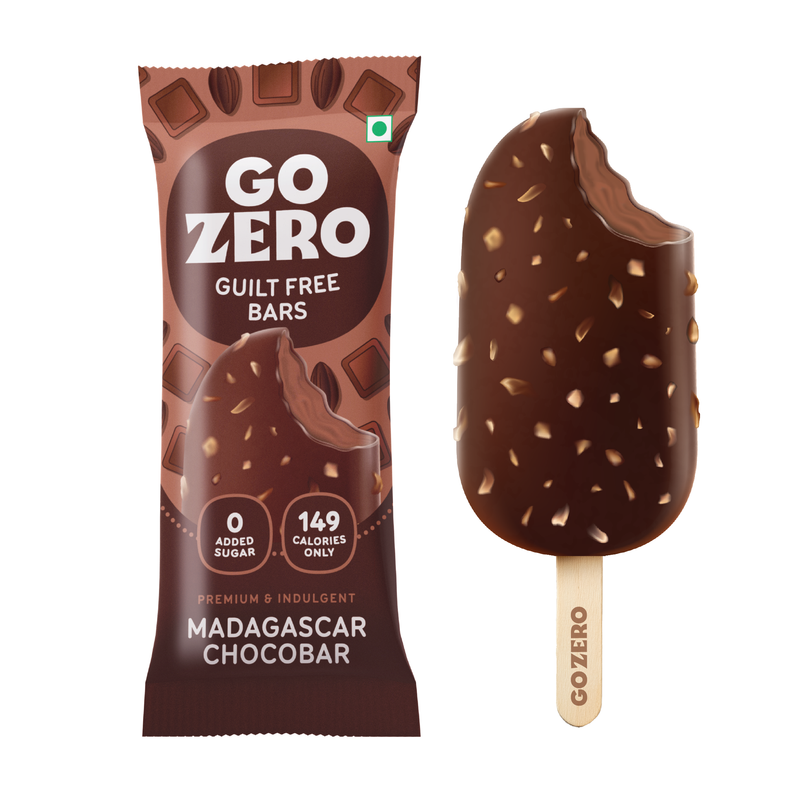Go Zero Madagascar Chocolate Low Calorie Guilt Free Ice Cream Bar