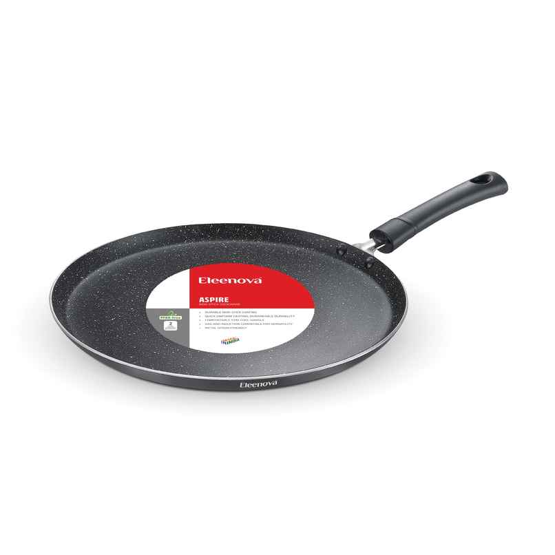 Eleenova Aspire Non | Stick Cookware | Flat Tawa 25 Cm