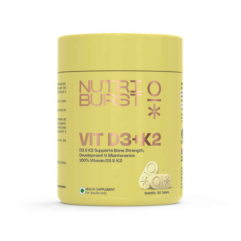 Nutriburst Vitamin D3 + K2 Tablets Nutriburst Vitamin D3 + K2 Tablets