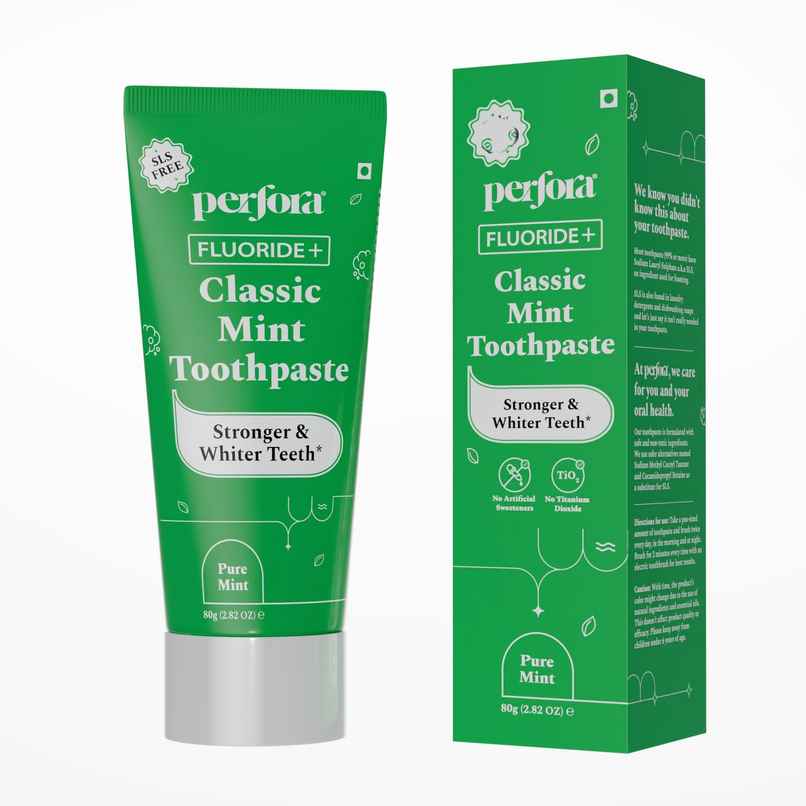 Perfora Classic Mint Toothpaste for Stronger Teeth