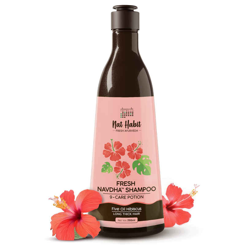 Nat Habit Hibiscus Shampoo For Long & Thick Hair