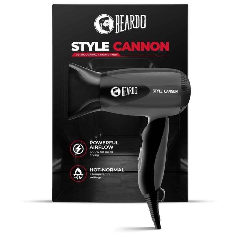Beardo Style Cannon Ultracompact Hair Dryer Beardo Style Cannon Ultracompact Hair Dryer